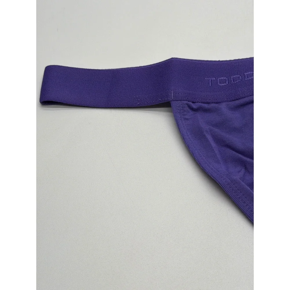 Todd Sanfield Essential Thong Purple Mens Underwear Tencel Modal ES1770 Size M
